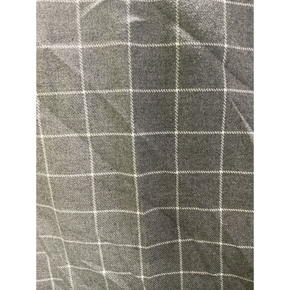 LOFT Gray Plaid Cropped Pants - Women's 14 - Picture 4 of 4